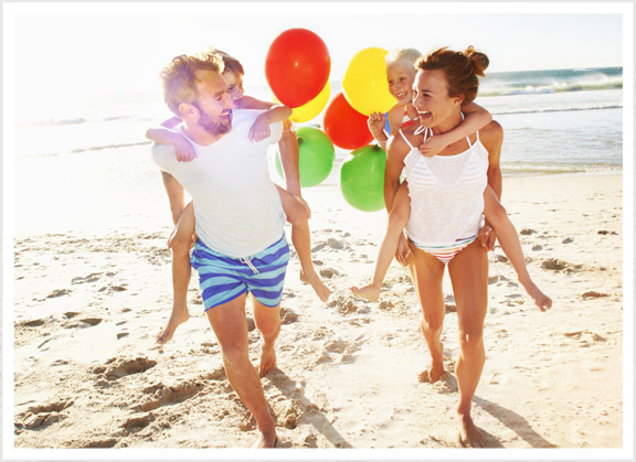 I nostri ospiti in spiaggia